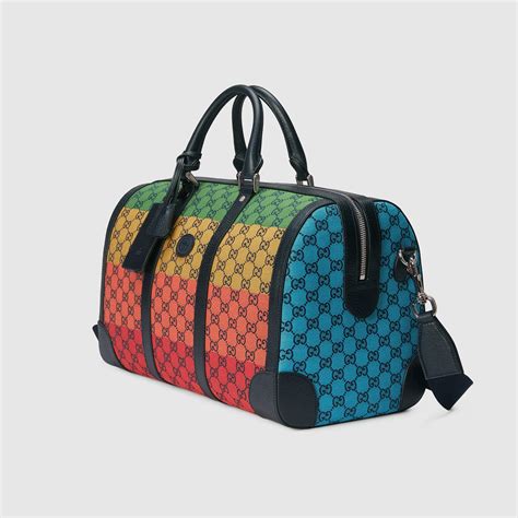 gucci multicolor duffle bag|Gucci duffle bag used.